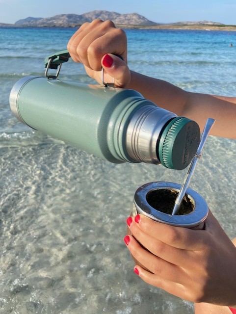 Mate on the beach